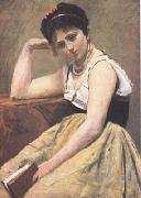 La lecture interrompue (mk11) Jean Baptiste Camille  Corot
